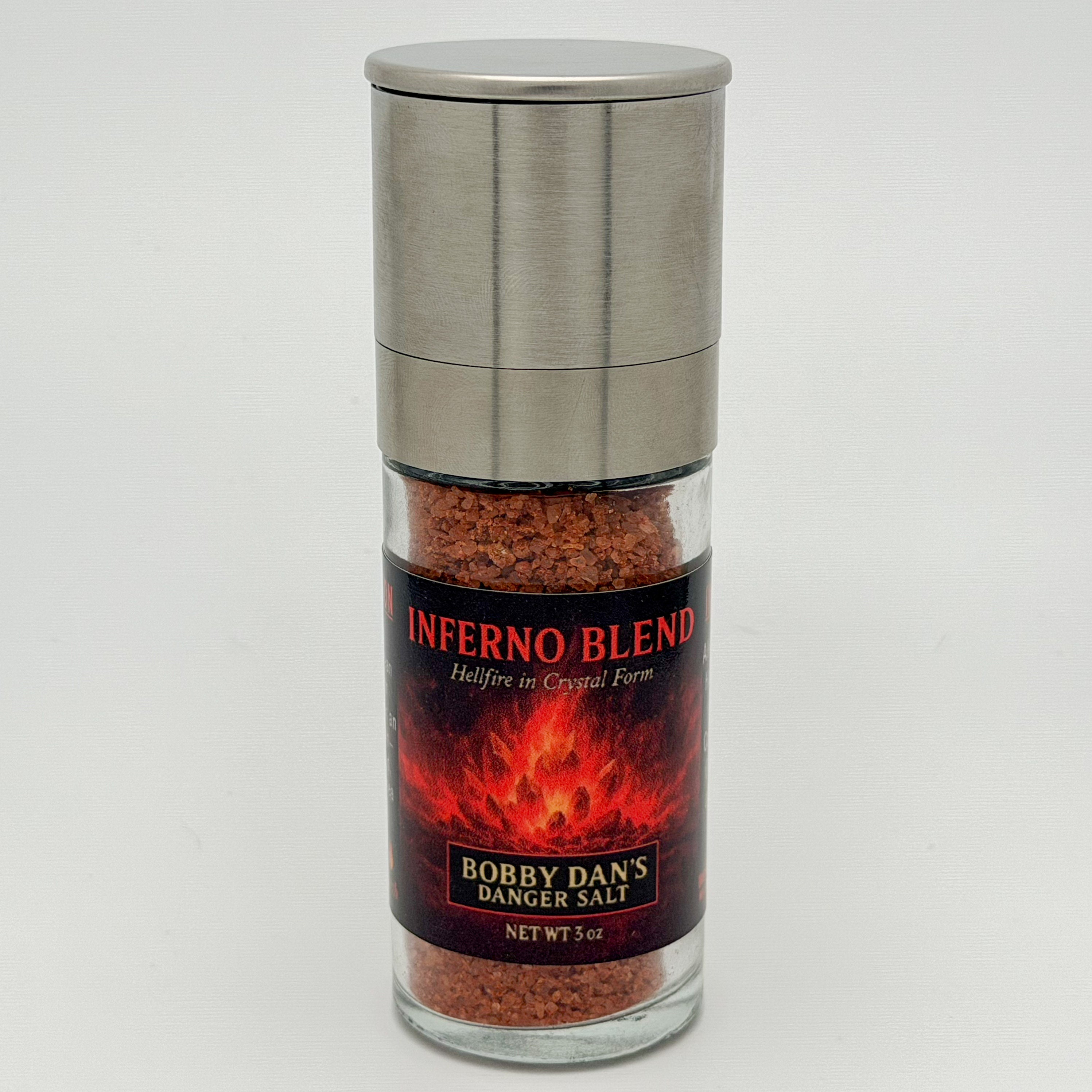 INFERNO BLEND — 3-Pepper Infused Sea Salt