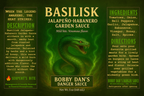 BASILISK — Jalapeño–Habanero Garden Sauce