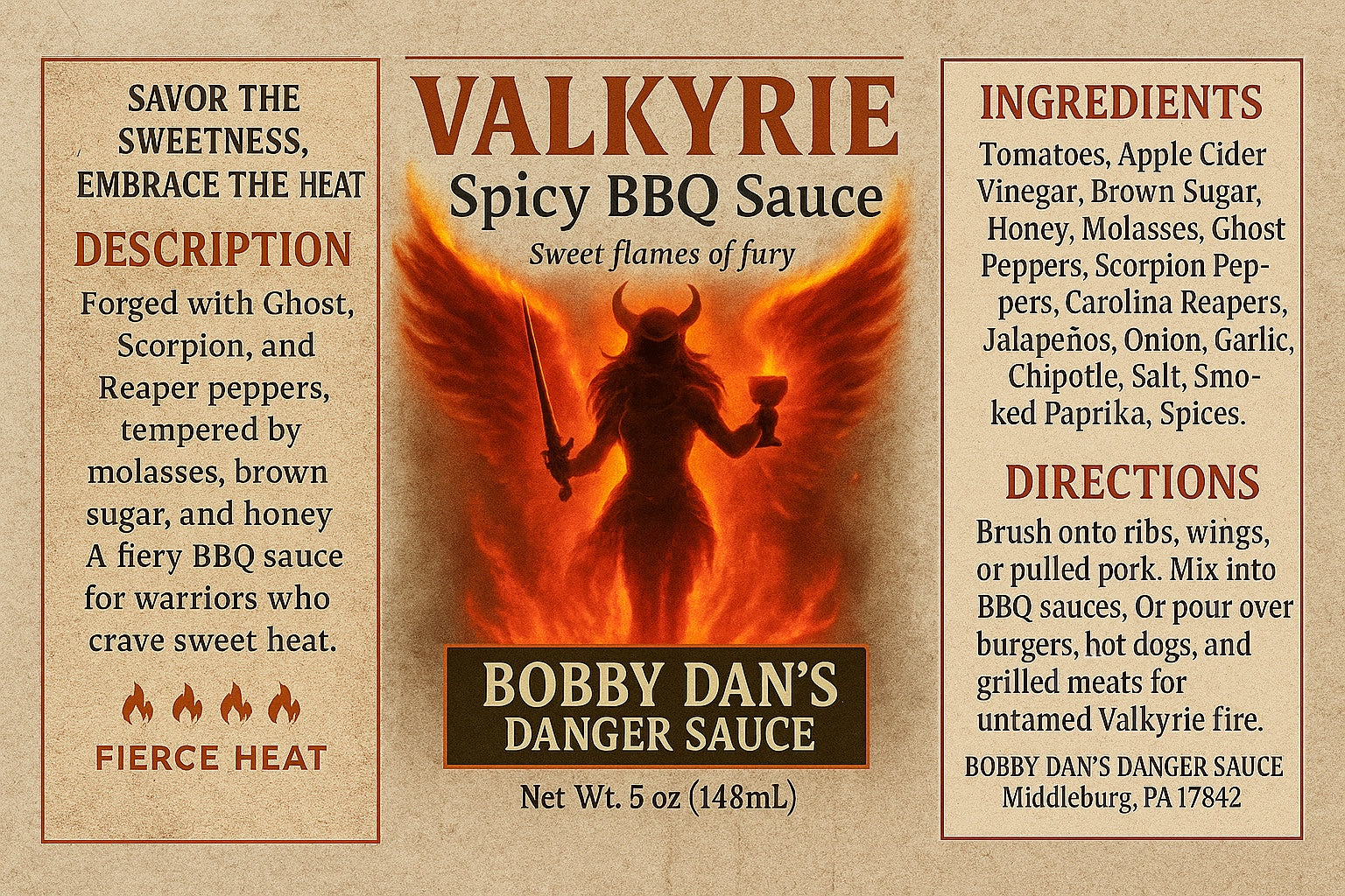 VALKYRIE — Spicy BBQ Sauce