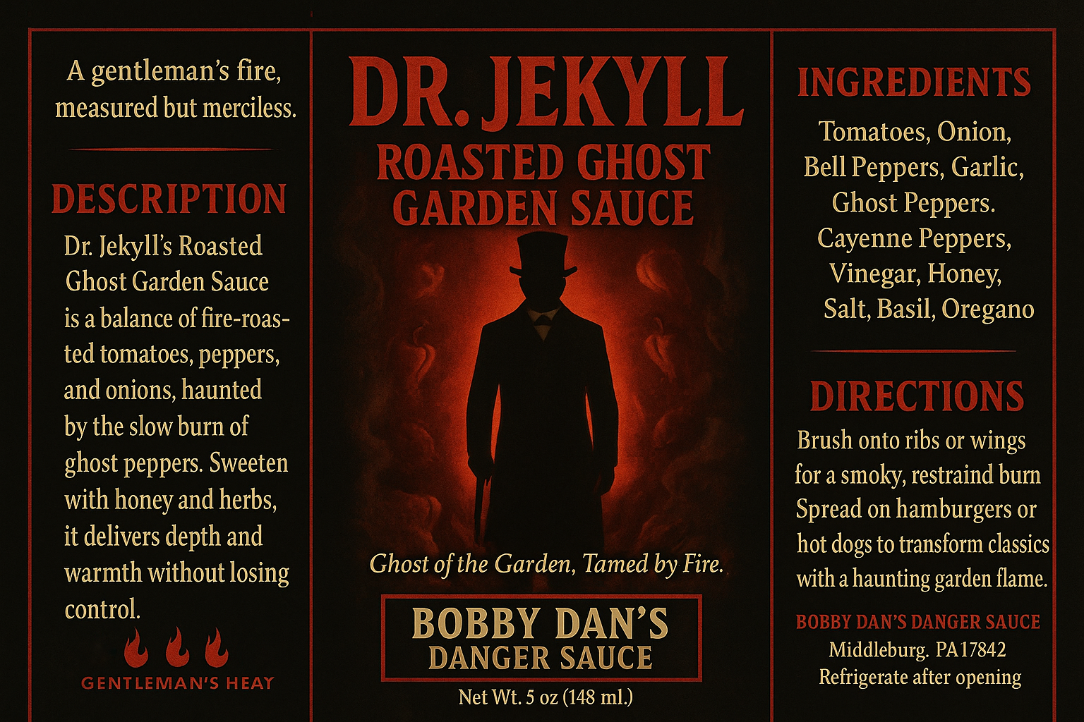 DR. JEKYLL — Roasted Ghost Garden Sauce